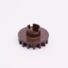 Onderdeel Playmobil 30601052-11 Ophaalbrug Tandwiel lier - Bruin