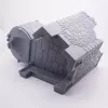 Onderdeel Playmobil 30204702 Kasteelmuur Vorm drakenkasteel - Grijs