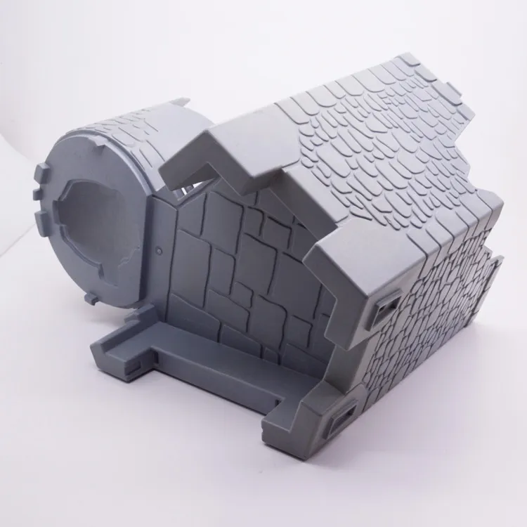 Onderdeel Playmobil 30204702 Kasteelmuur Vorm drakenkasteel - Grijs