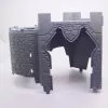 Onderdeel Playmobil 30204702 Kasteelmuur Vorm drakenkasteel - Grijs