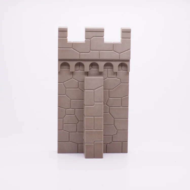 Onderdeel Playmobil 30218462-01 Kasteelmuur 90x160mm - Grijs