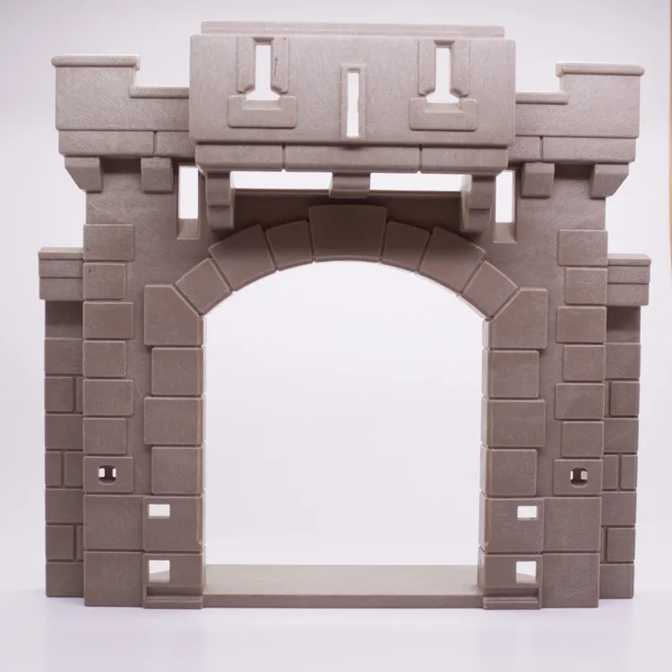 Onderdeel Playmobil 30227563 Kasteelmuur Ingang - Grijs