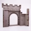 Onderdeel Playmobil 30227653 Kasteelmuur Met deuropening - Grijs
