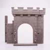 Onderdeel Playmobil 30227653 Kasteelmuur Met deuropening - Grijs