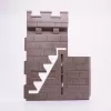 Onderdeel Playmobil 30227703 Kasteelmuur Voor trap - Grijs