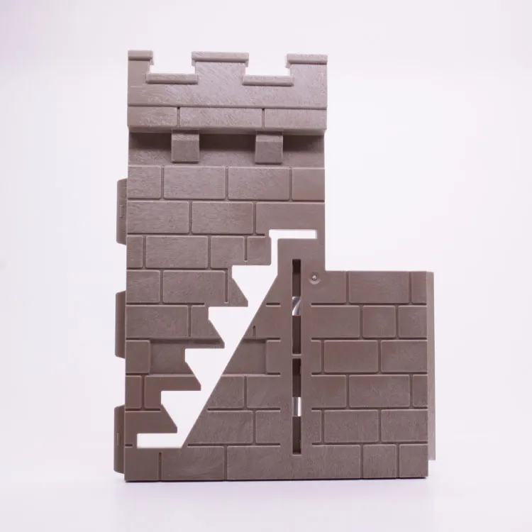Onderdeel Playmobil 30227703 Kasteelmuur Voor trap - Grijs