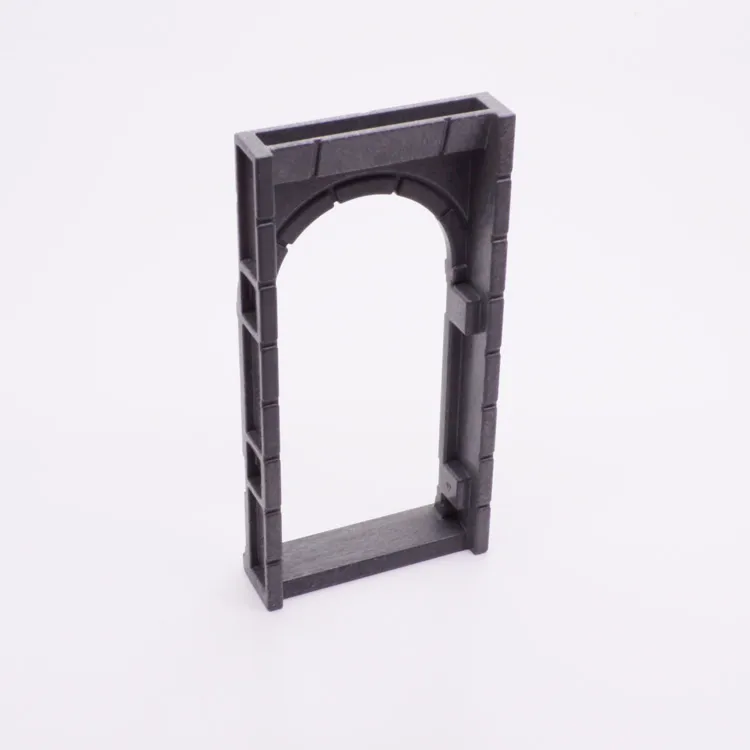 Onderdeel Playmobil 30247640 Kasteelmuur 60x120mm deur - Grijs (Donker)