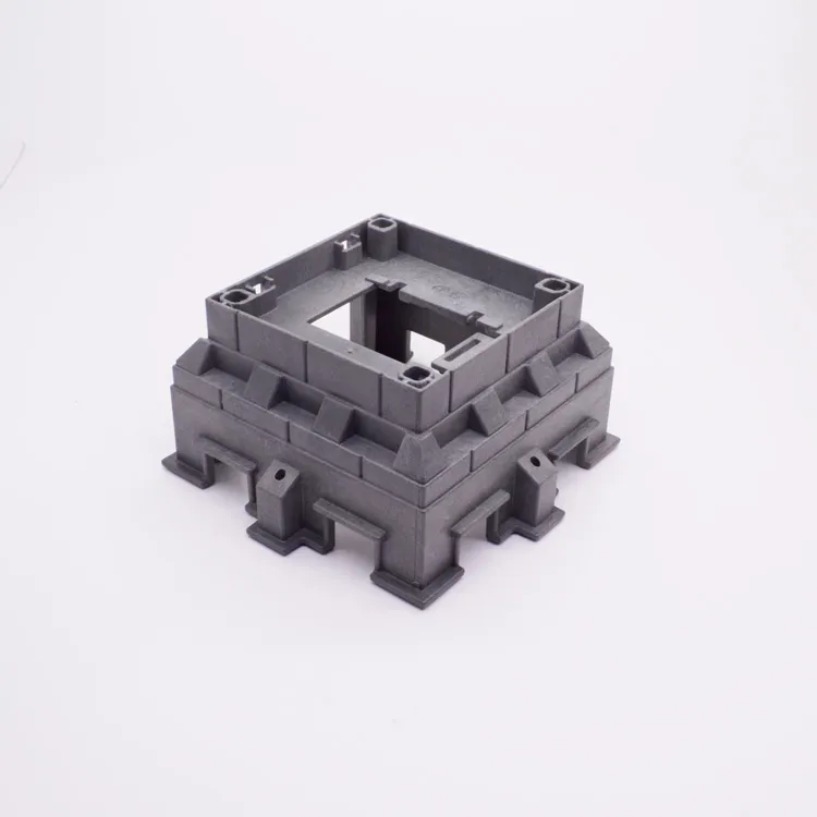 Onderdeel Playmobil 30247720 Kantelen vierkant 90x90mm - Grijs (Donker)