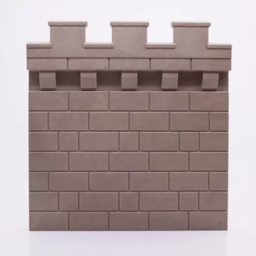 Playmobil 30247790 Kasteelmuur 150x157mm - Grijs