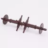 Onderdeel Playmobil 30250390 Onderdeel kasteel - Lier ophaalbrug - Bruin