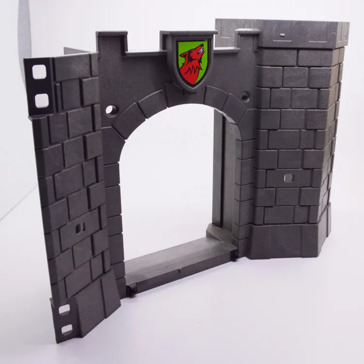 Onderdeel Playmobil 30278550 Kasteelmuur Take along koffer - Grijs