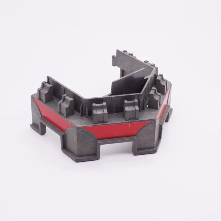 Onderdeel Playmobil 30278650 Kantelen vierkant Met sticker(s) - Grijs
