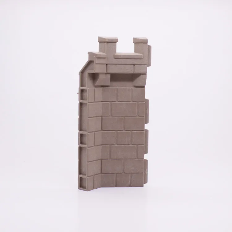 Spare part Playmobil 30513882 Castle wall 75x157mm - Grey