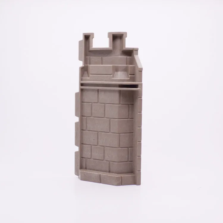 Spare part Playmobil 30513882 Castle wall 75x157mm - Grey