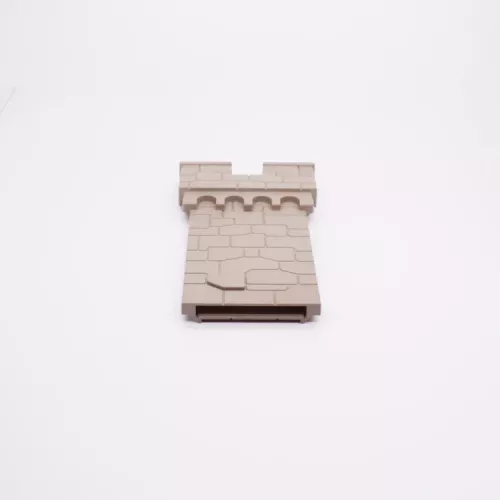 Playmobil 30518340-11 Kasteelmuur Hoek 1 van 3 - Grijs