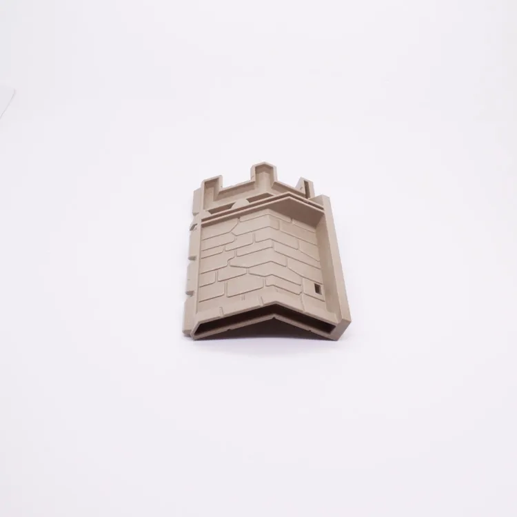 Onderdeel Playmobil 30518340-21 Kasteelmuur Hoek 45gr. 1 van 3 - Grijs