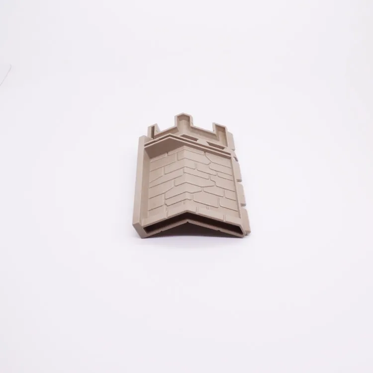 Onderdeel Playmobil 30518340-31 Kasteelmuur Hoek 45gr. 1 van 3 - Grijs