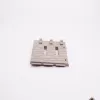 Spare part Playmobil 30518350-21 Castle wall 2 narrow slots 1 of 3 - Grey