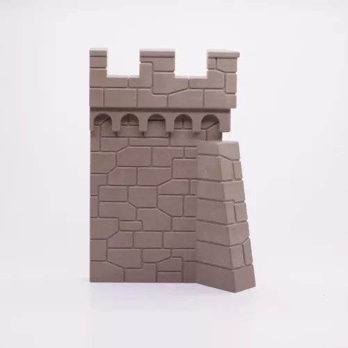 Playmobil 30518490-11 Kasteelmuur - Grijs
