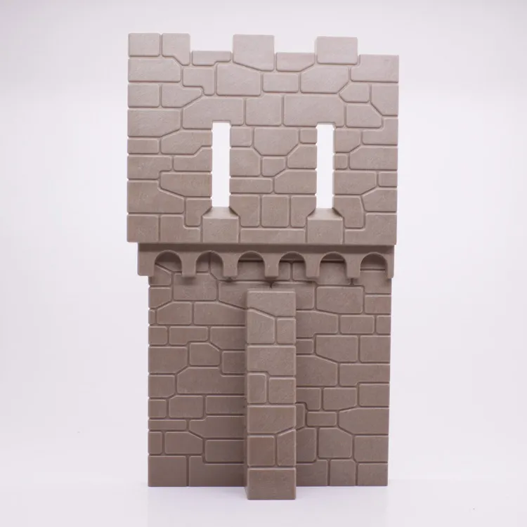 Onderdeel Playmobil 30518510-21 Kasteelmuur 1 van 2 - Grijs