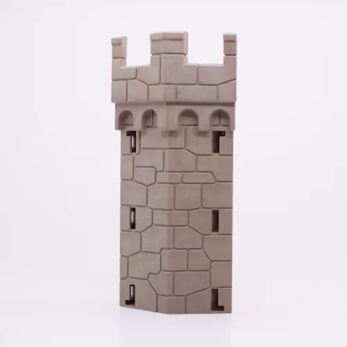 Playmobil 30661642 Kasteelmuur Hoek - Grijs