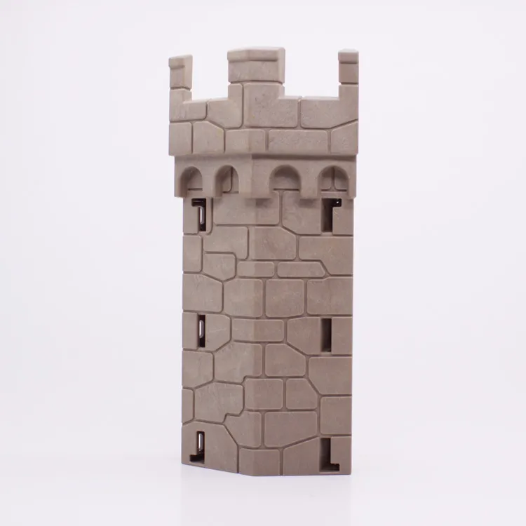 Onderdeel Playmobil 30661642 Kasteelmuur Hoek - Grijs