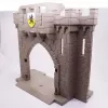 Onderdeel Playmobil 30663442-11 Kasteelmuur ingang - Grijs