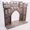 Onderdeel Playmobil 30663442-11 Kasteelmuur ingang - Grijs