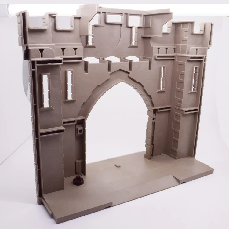Onderdeel Playmobil 30663442-11 Kasteelmuur ingang - Grijs