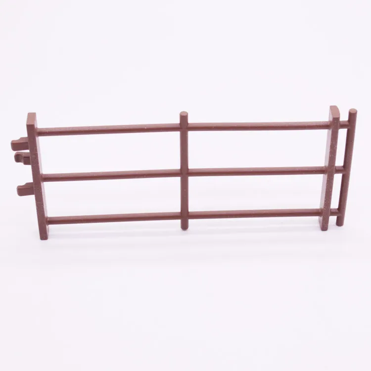 Onderdeel Playmobil 30251450 Omheining L135x60mm - Bruin