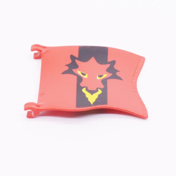 Onderdeel Playmobil 30625332 Vlag golvend Met print(s) - Rood