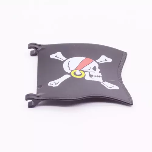 Playmobil 30626090 Gewellte flagge Mit druck - Schwarz
