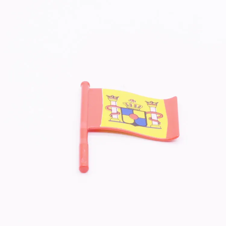 Onderdeel Playmobil 30638042 Vlag golvend Met print(s) - Rood