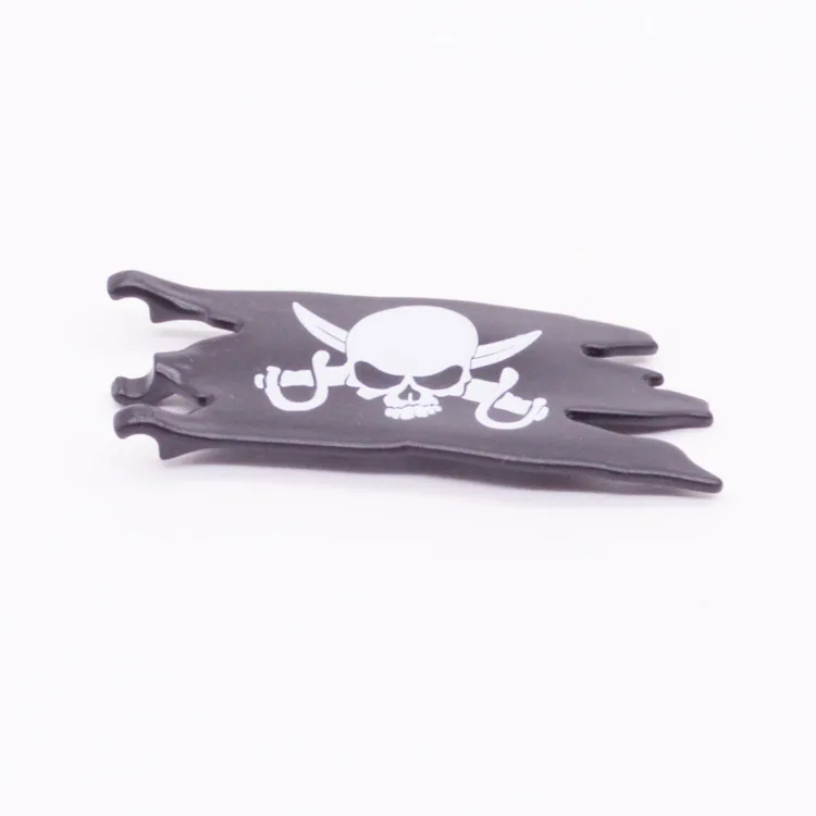 Spare part Playmobil 30642394 Flag With print(s) - Black