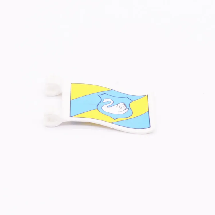 Onderdeel Playmobil 30645380 Vlag golvend Met print(s) - Wit