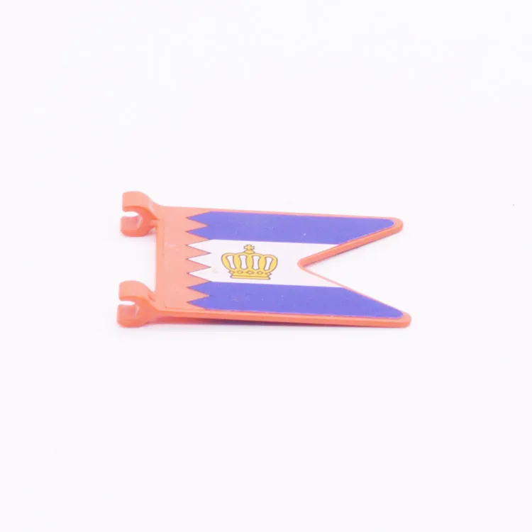 Spare part Playmobil p3795a Flag With sticker(s) - Red