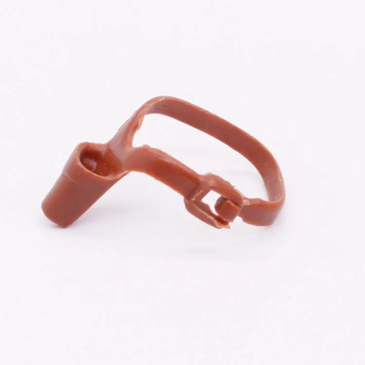 Spare part Playmobil 30022980 Belt holster gun - Brown
