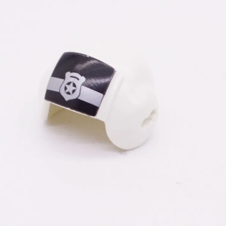 Onderdeel Playmobil 30622093 Helm Piloot Met print(s) - Wit