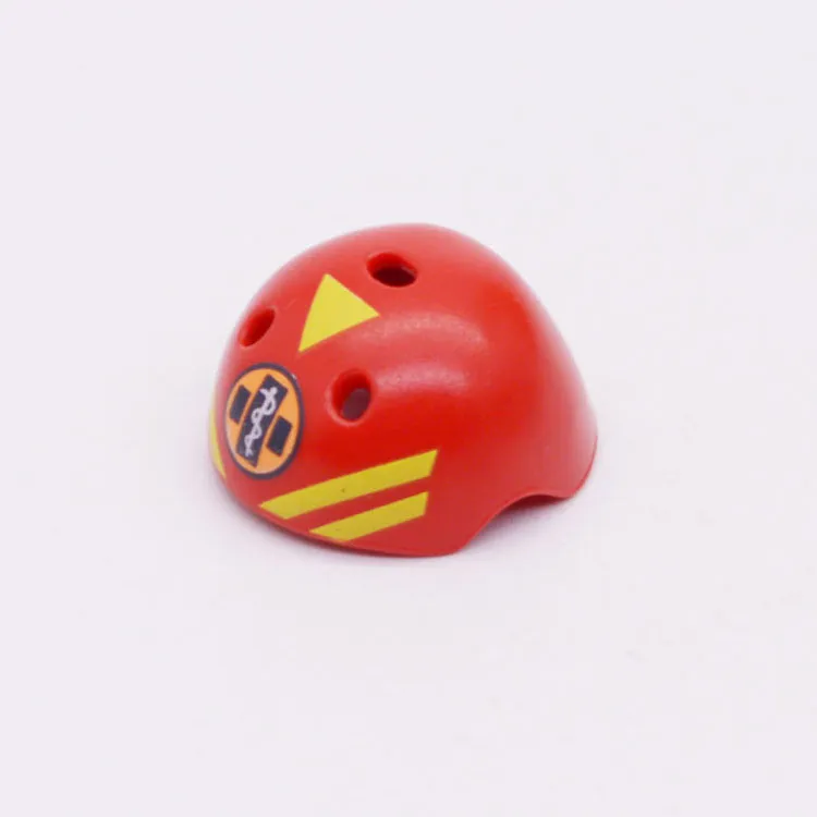 Ersatzteil Playmobil 30623436 Schutzhelm Mit druck - Rot