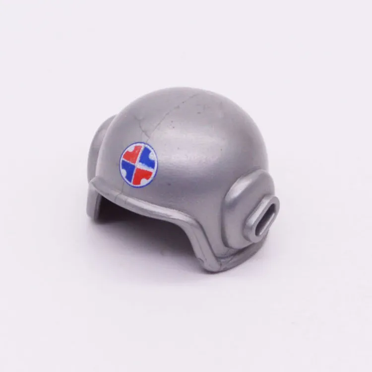 Onderdeel Playmobil 30627670 Helm Met print(s) - Grijs