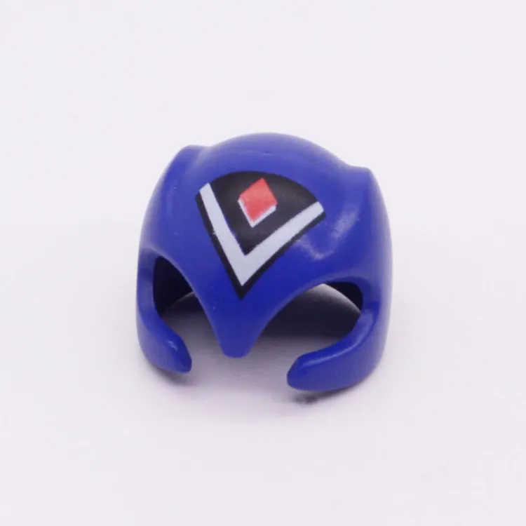 Spare part Playmobil 30632643 Helmet Alien With print(s) - Blue