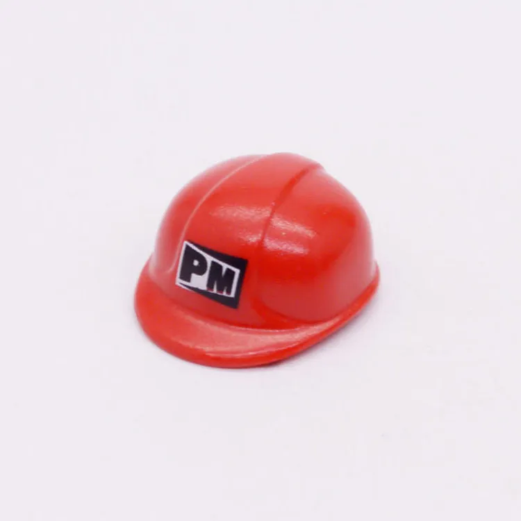 Spare part Playmobil 30645313 Safety helmet With print(s) - Red