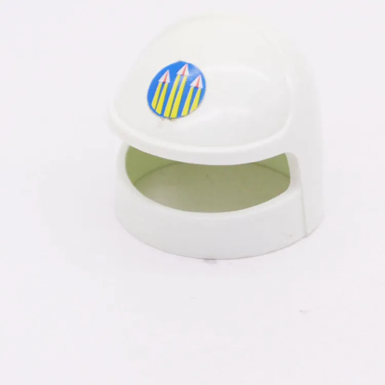 Ersatzteil Playmobil p3535-11 Helm Space Mit aufkleber(s) - Weiss