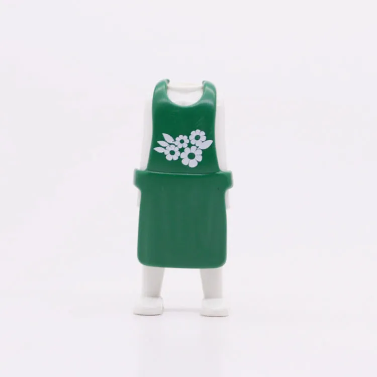 Ersatzteil Playmobil 30625962 Schurze lang Gartner Mit druck - Grun (Dunkel)