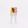 Ersatzteil Playmobil 90000018 Umhang Mit aufkleber(s) - Weiss