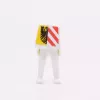 Ersatzteil Playmobil 90000018 Umhang Mit aufkleber(s) - Weiss