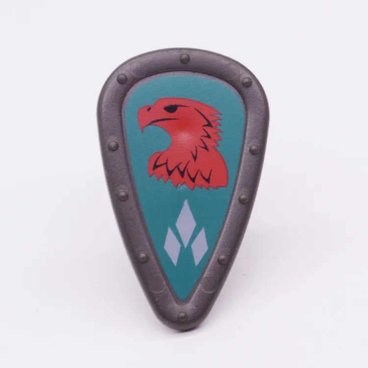 Spare part Playmobil 30622443 Shield Falcon - Grey (Dark)