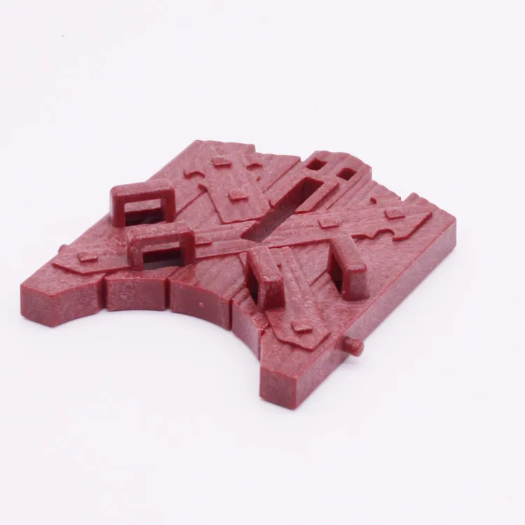 Spare part Playmobil 30223063 Weapon rack Wood - Red (Dark)