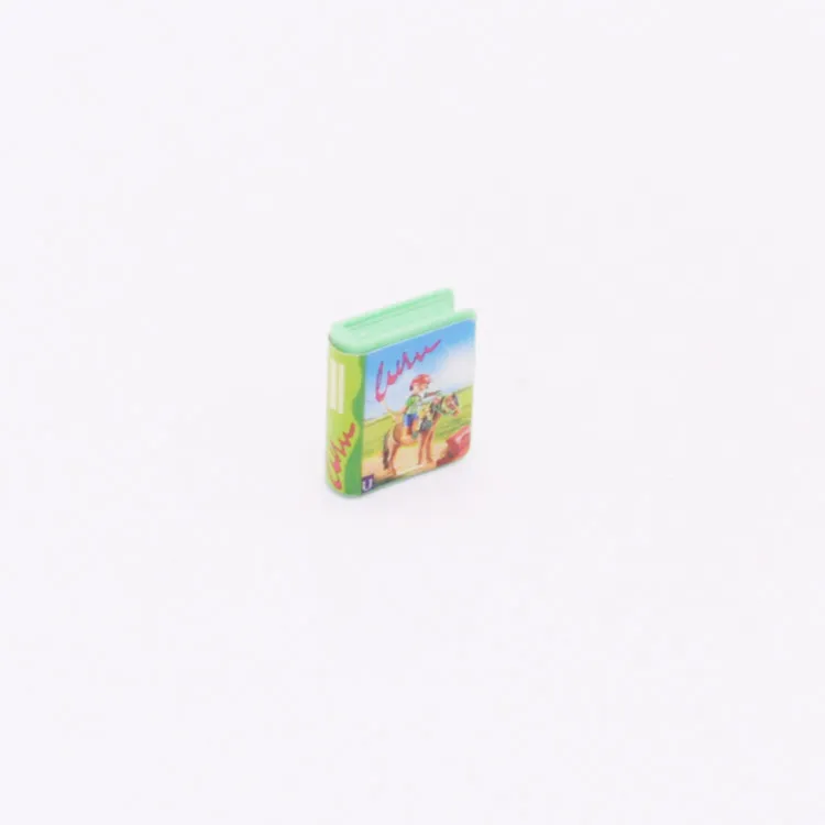 Spare part Playmobil 30292130 Book small With sticker(s) - Green