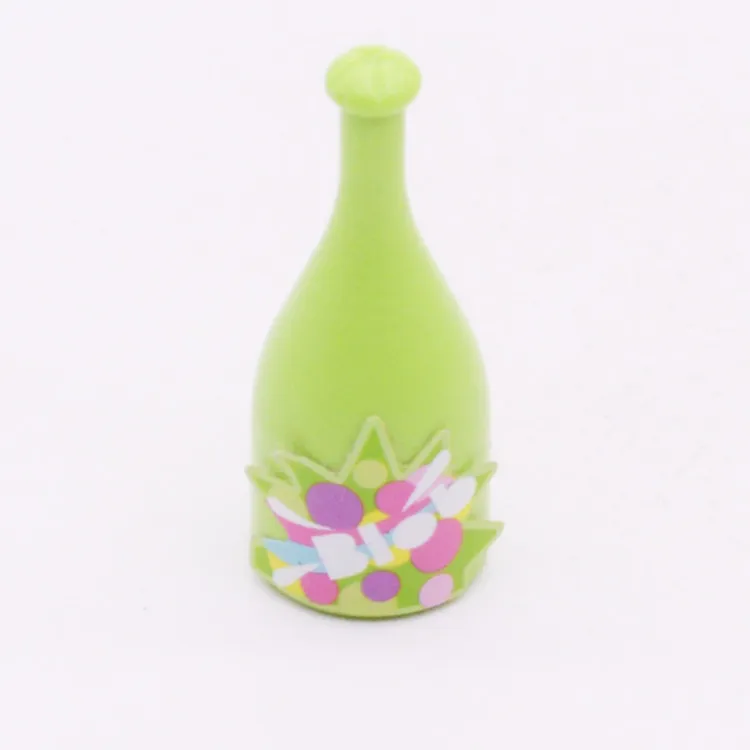 Spare part Playmobil 30050962 Bottle Champagne With sticker(s) - Green